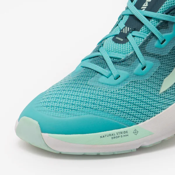 Chaussures de running drop 0 enfant - kiprun kn500 bleue