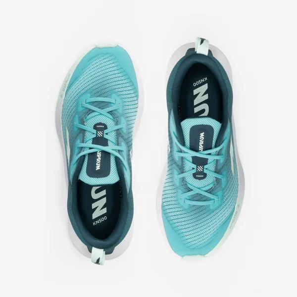 Chaussures de running drop 0 enfant - kiprun kn500 bleue
