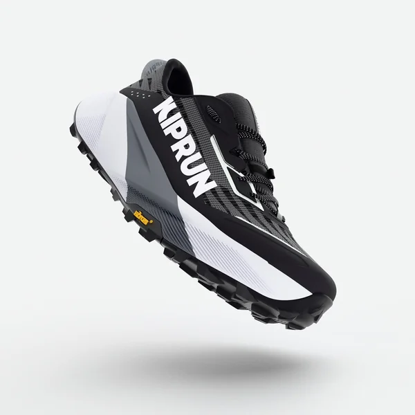 Chaussures de trail running homme, Kiprun Kipsummit Max noir et gris