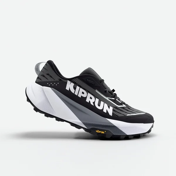 Chaussures de trail running homme, Kiprun Kipsummit Max noir et gris