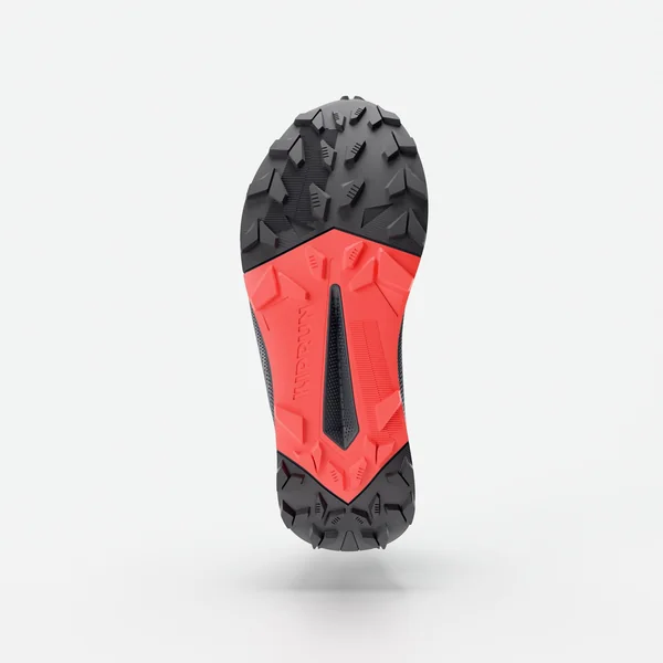 Chaussures de trail running imperméables femme, Kiprun Kipsummit WP noir & rose