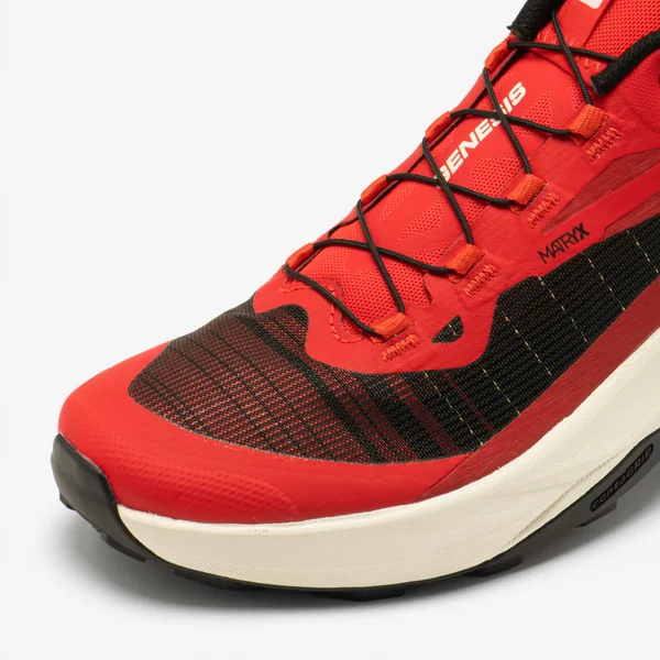 Chaussures de Trail Running pour Homme, Salomon Genesis rouge et noir