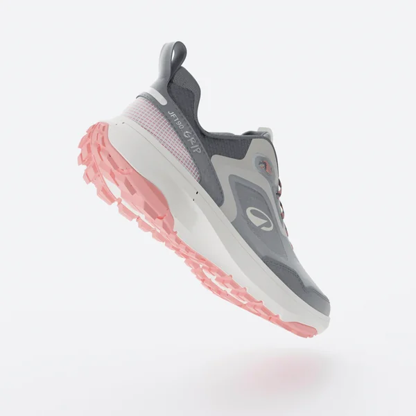 Chaussures Running et Trail Femme, JF190 Grip Gris Rose