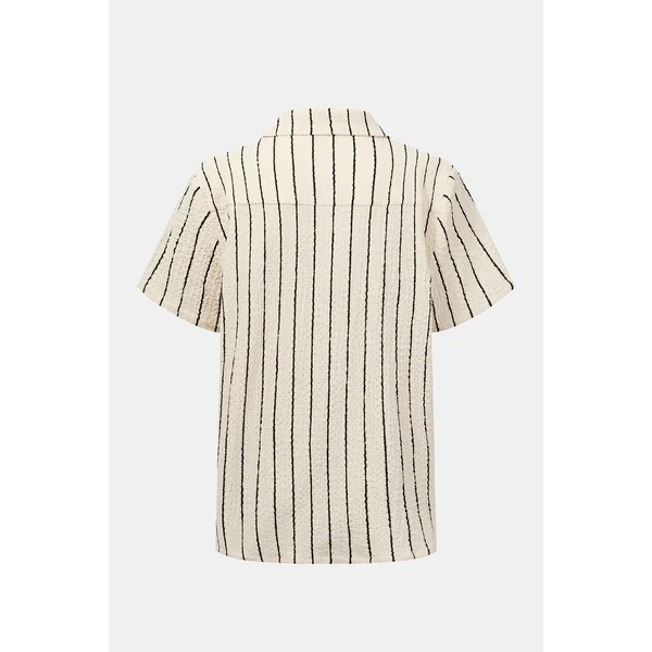 Chemise crème manches courtes