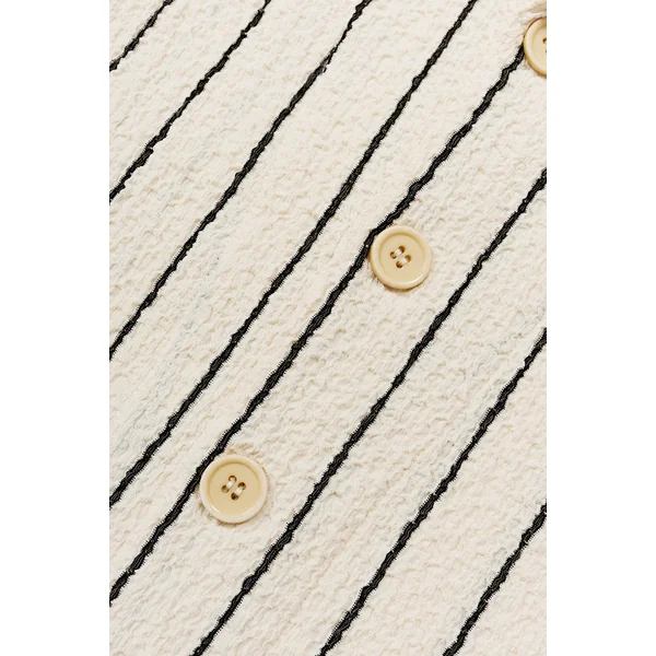 Chemise crème manches courtes
