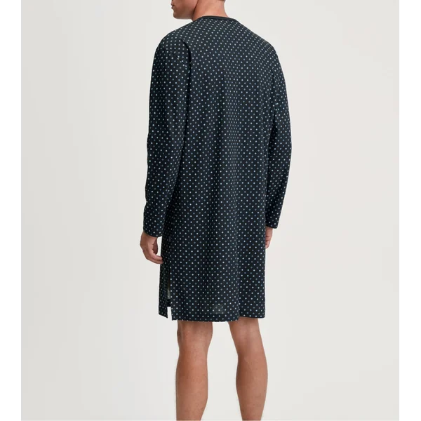 Chemise de nuit pour homme en coton Relax Streamline Saphir Blue