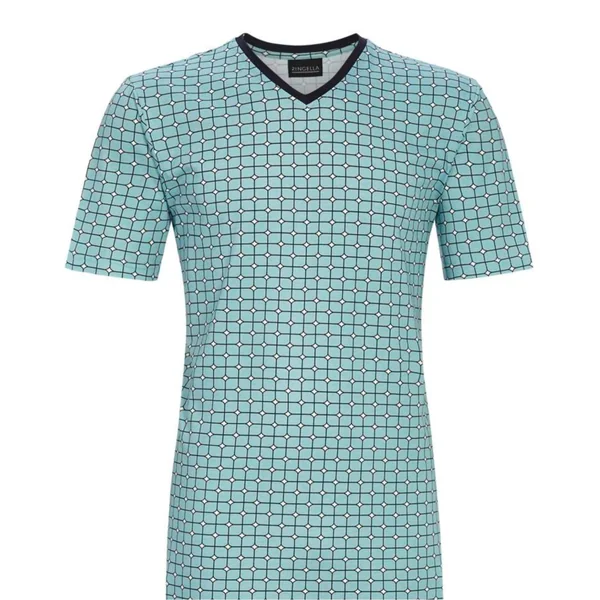Chemise de nuit à manches courtes pour homme Mykonos