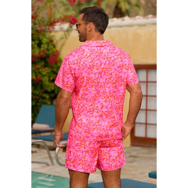 Chemise manches courtes boutons sur le devant