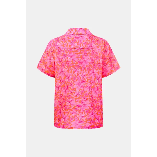 Chemise manches courtes boutons sur le devant
