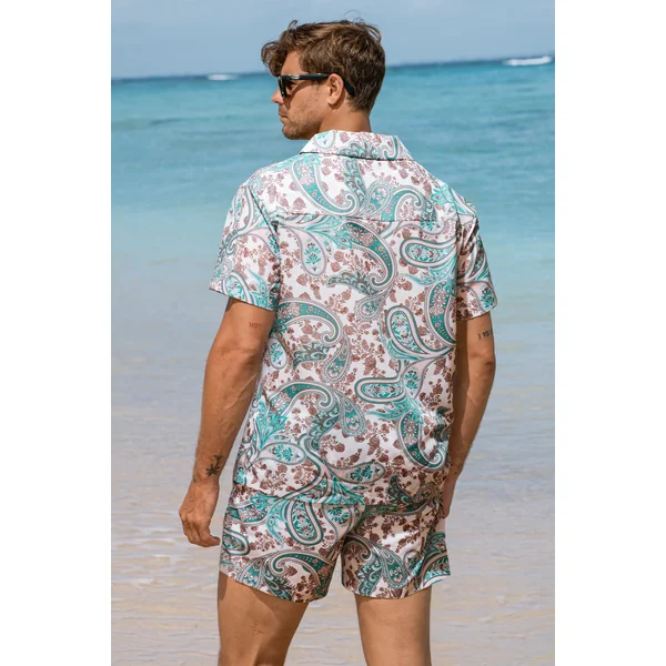 Chemise paisley col chemise