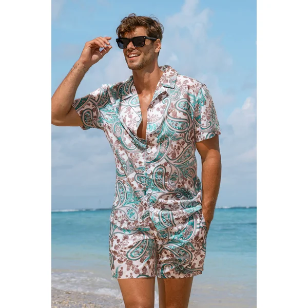 Chemise paisley col chemise