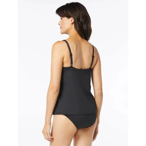Coco Reef - Haut de tankini avec cerceau et bretelles ajustables 38 (85) C Noir Solids