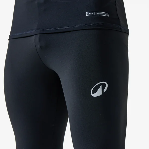 Collant de foot thermique mixte Keepconfort 100 noir