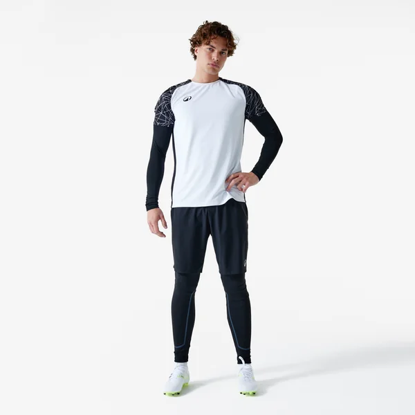 Collant de foot thermique mixte Keepconfort 100 noir