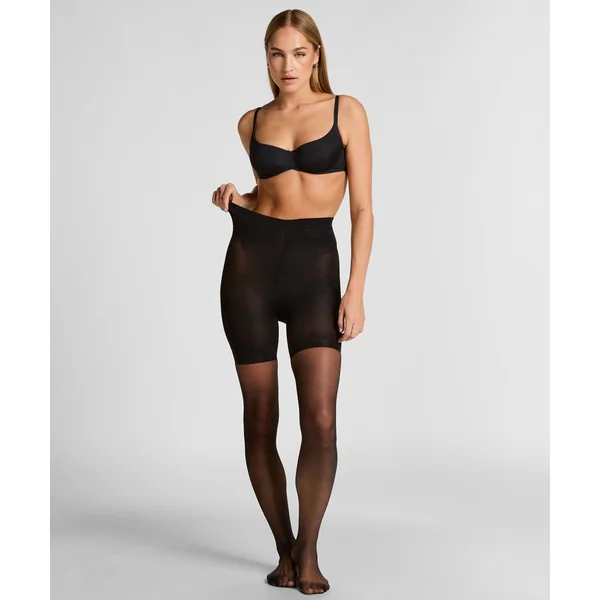 Collants 15 Deniers Lift & Shape Total - Noir