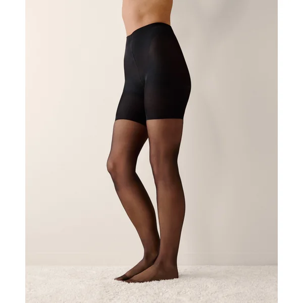 Collants 15 Deniers Lift & Shape Total - Noir