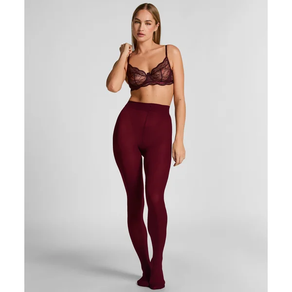 Collants 50 Deniers Toucher Velours - Violet