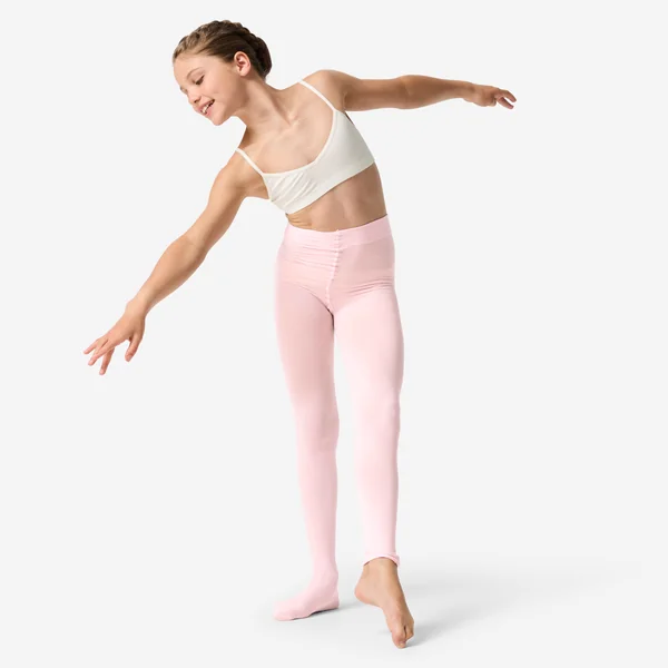 Collants de danse classique convertibles Fille - Rose