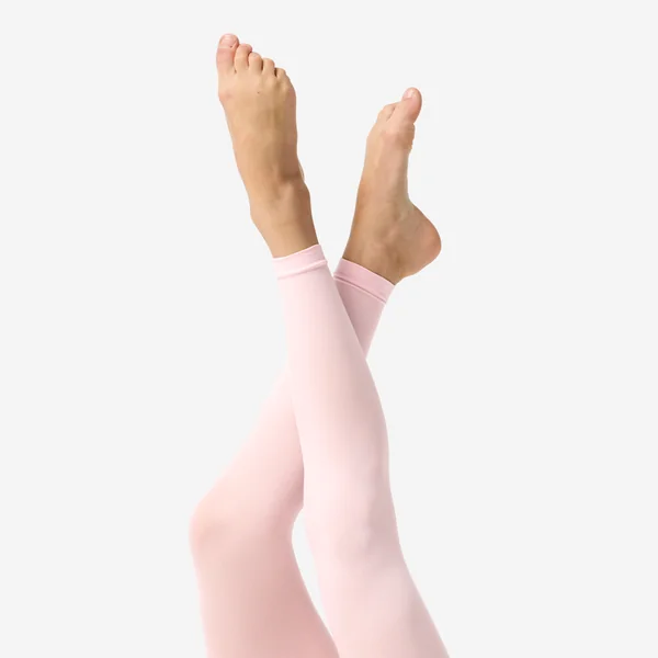 Collants de danse classique sans pieds Fille - Rose