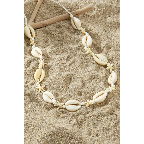 Collier à perles coquillage