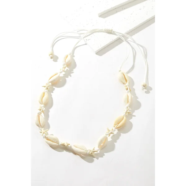 Collier à perles coquillage