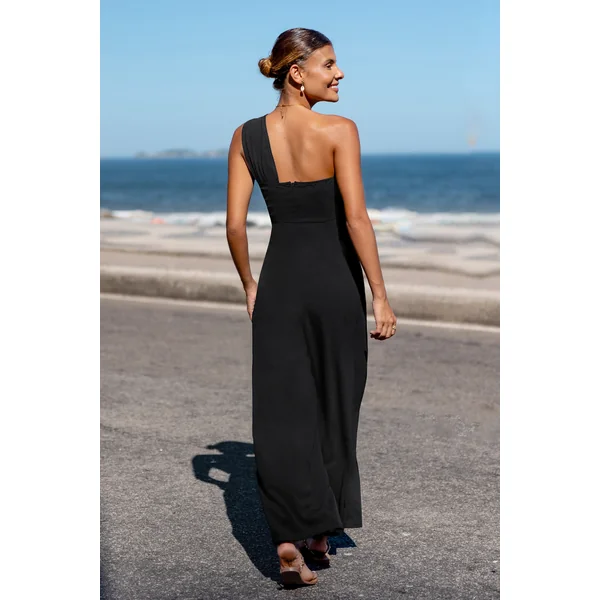 Combinaison asymétrique jambe large