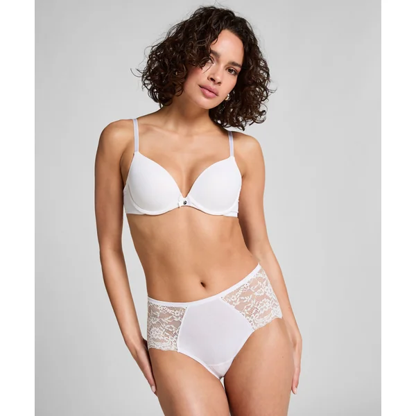 Combinaison en dentelle longueur midi - Blanc