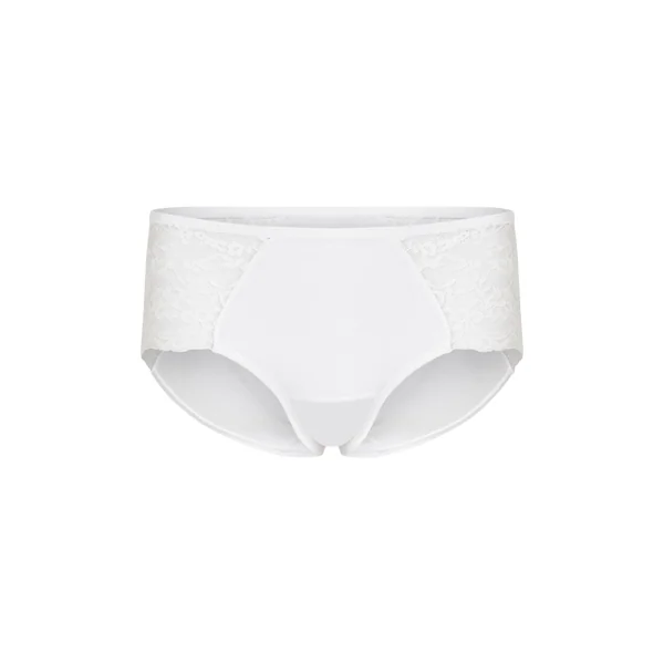 Combinaison en dentelle longueur midi - Blanc