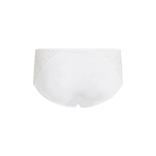 Combinaison en dentelle longueur midi - Blanc