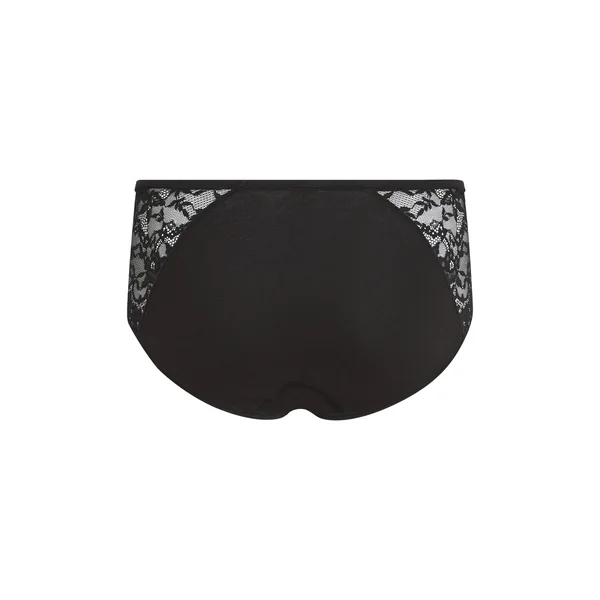 Combinaison en dentelle longueur midi - Noir
