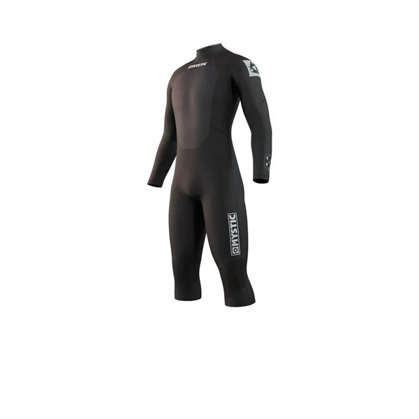 Combinaison néoprène MYSTIC Brand Longarm Shortleg 3/2mm Bzip Flatlock Black