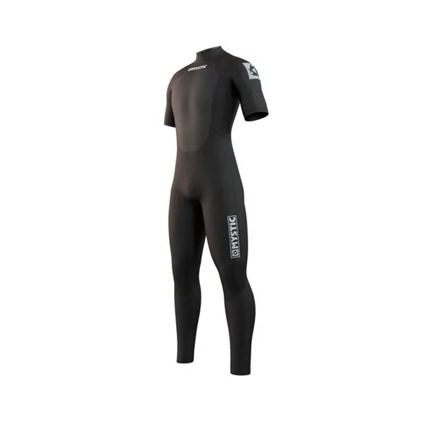 Combinaison néoprène MYSTIC Brand Shortarm 3/2mm Bzip Flatlock Black