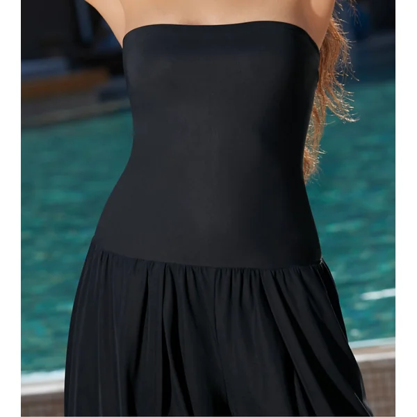 Combinaison pantalon bustier Noir