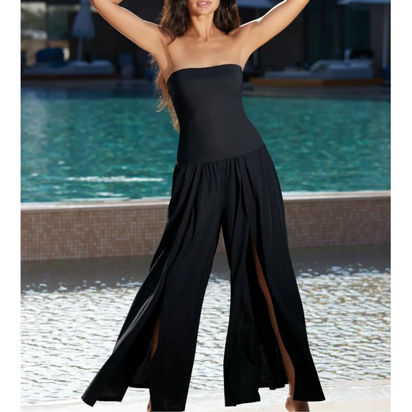 Combinaison pantalon bustier Noir