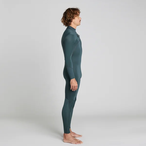 Combinaison surf 900 néoprène 3/2 mm homme dark green