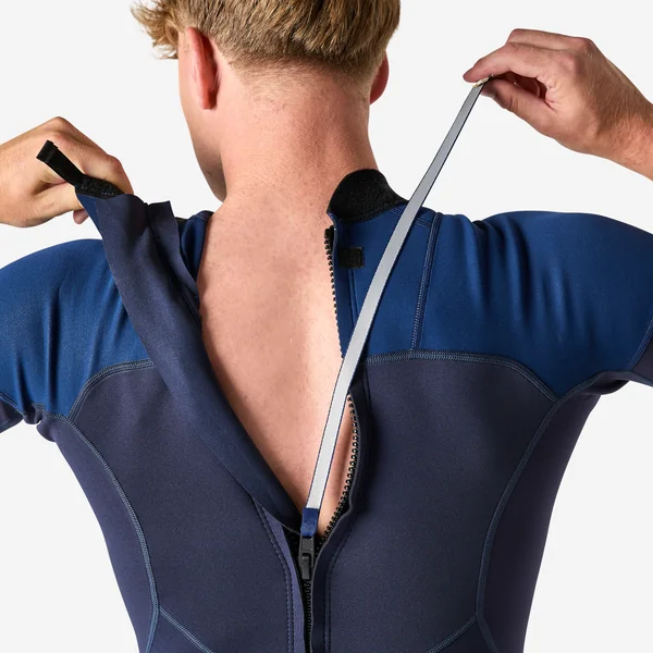 Combinaison Surf Shorty 500 stretch Néoprène homme bleue