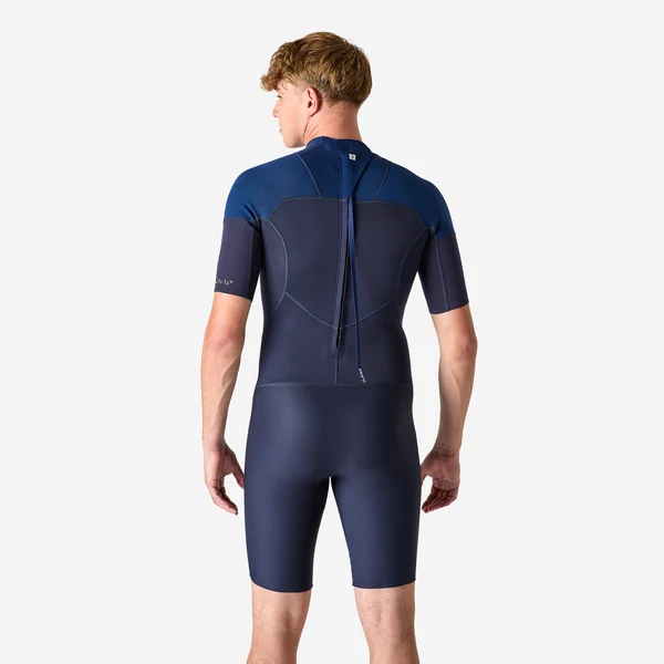 Combinaison Surf Shorty 500 stretch Néoprène homme bleue