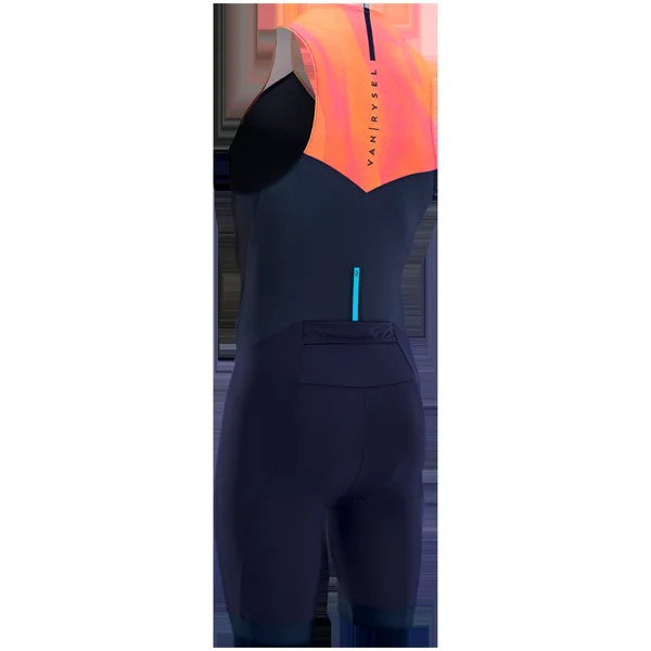 COMBINAISON TRIATHLON TRIFONCTION SD HOMME COURTE DISTANCE NAVY ORANGE