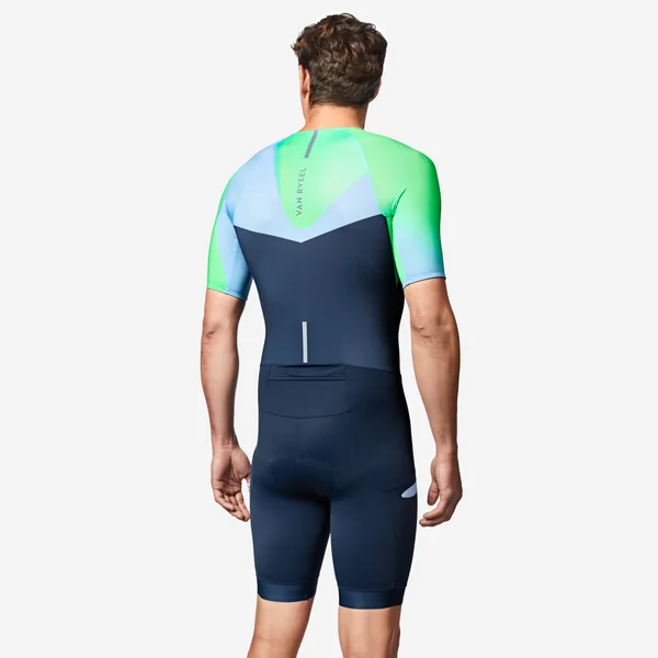 COMBINAISON TRIFONCTION TRIATHLON COURTE DISTANCE MANCHES COURTES HOMME
