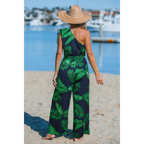 Combinaison tropicale col asymétrique
