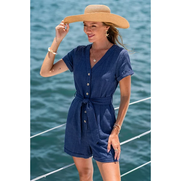 Combishort bleu classique