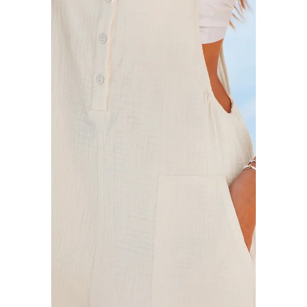 Combishort cover up beige