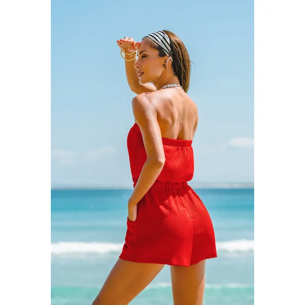 Combishort rouge