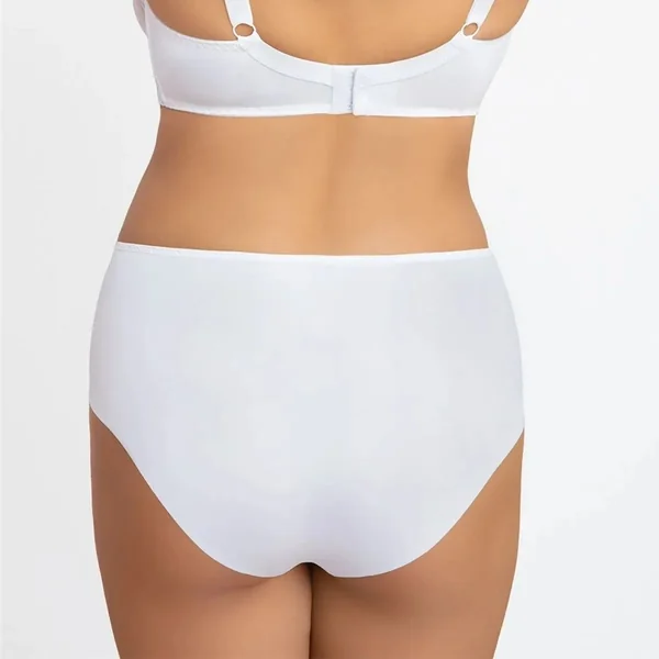 Corin - Culotte taille haute couper au laser Blanc XX-Large Miranda