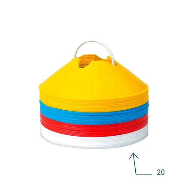 Coupelle fendue - Lot de 20 multicolore