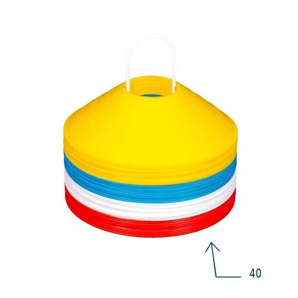 Coupelle souple - Lot de 40 multicolore