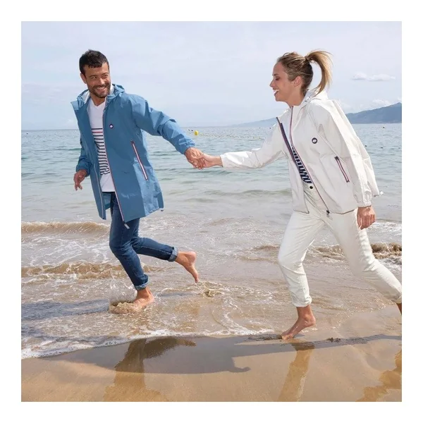Coupe-vent long imperméable MILLES mixte