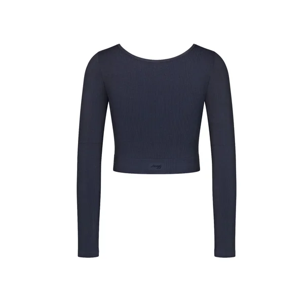 Crop-top infusé à l'Aloe Vera SLOGGI EVER INFUSED Bleu Noir