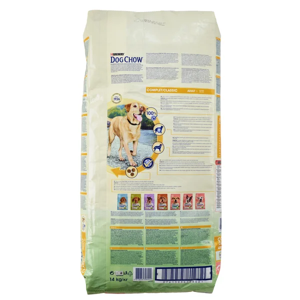 CROQUETTES CHIEN ADULTE COMPLET/CLASSIC SAUMON DOGSHOW 14KG