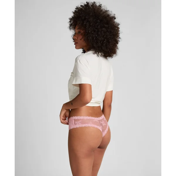 Culotte brésilienne V-Shape Alex - Rose